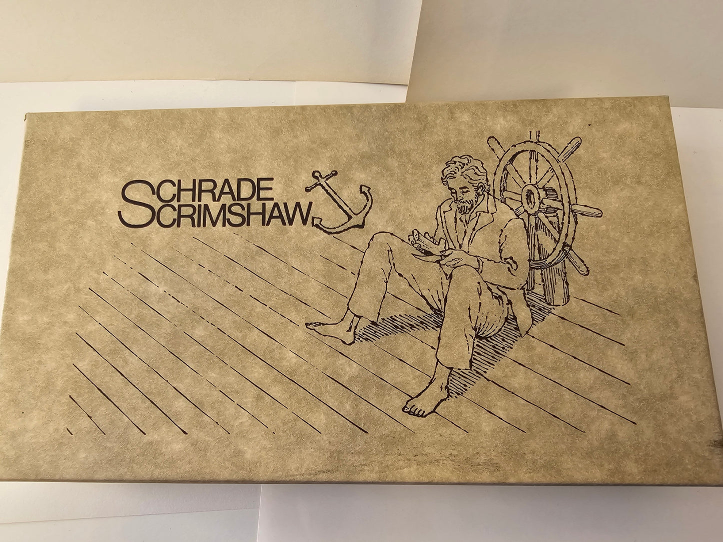 Vintage Schrade USA 1976 Scrimshaw Sharpfinger 152SC Knife Original Box and Papers - Never Sharpened, Carried or Cleaned MINT Untouched Condition
