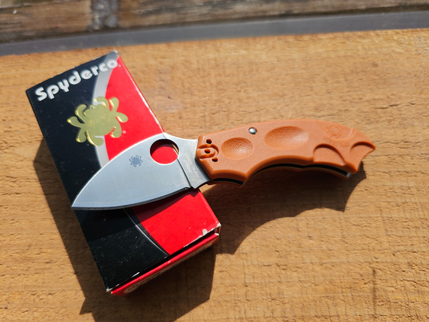 Spyderco Meerkat® FRN Burnt Orange HAP 40 Sprint Run® C64JBORE