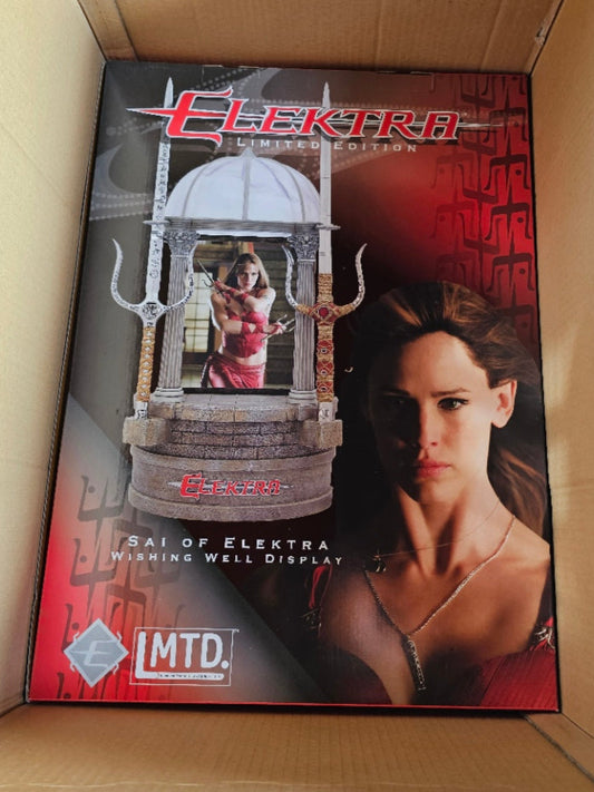 Original Elektra Sai Wishing Well Display Mint Condition NIB #9 of 2500 from Marvel Film Elektra 2005