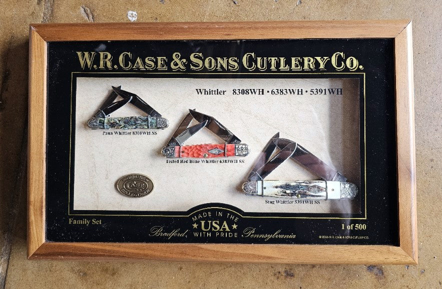 Case XX 2008 Whittler Trio Collection Limited Edition #65 of 500. Excellent Condition
