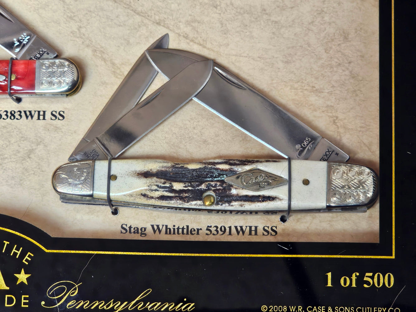 Case XX 2008 Whittler Trio Collection Limited Edition #65 of 500. Excellent Condition