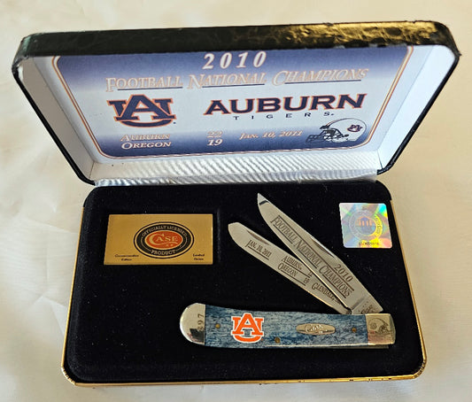 Case XX 2010 Auburn National Championship Limited Edition #897 Collectible Trapper Knife