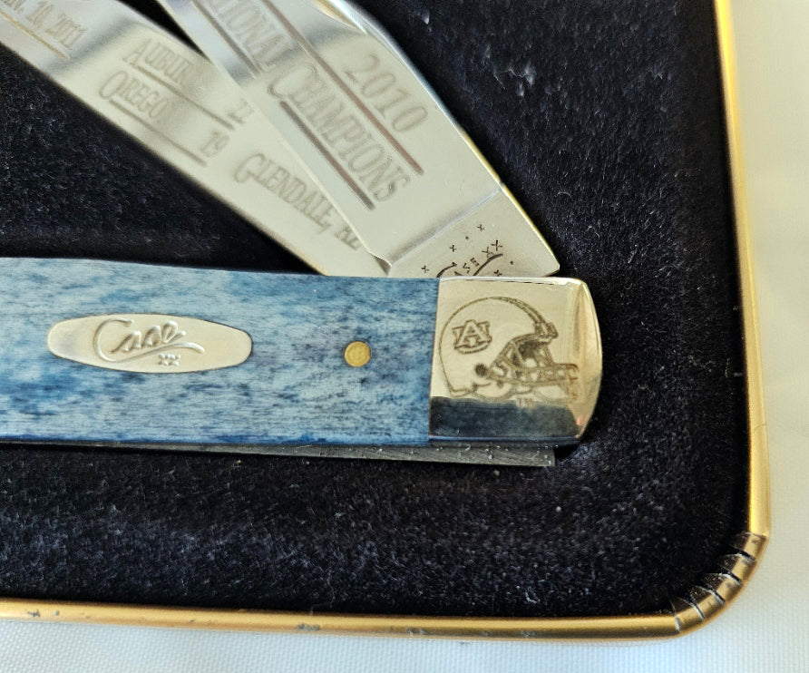 Case XX 2010 Auburn National Championship Limited Edition #897 Collectible Trapper Knife