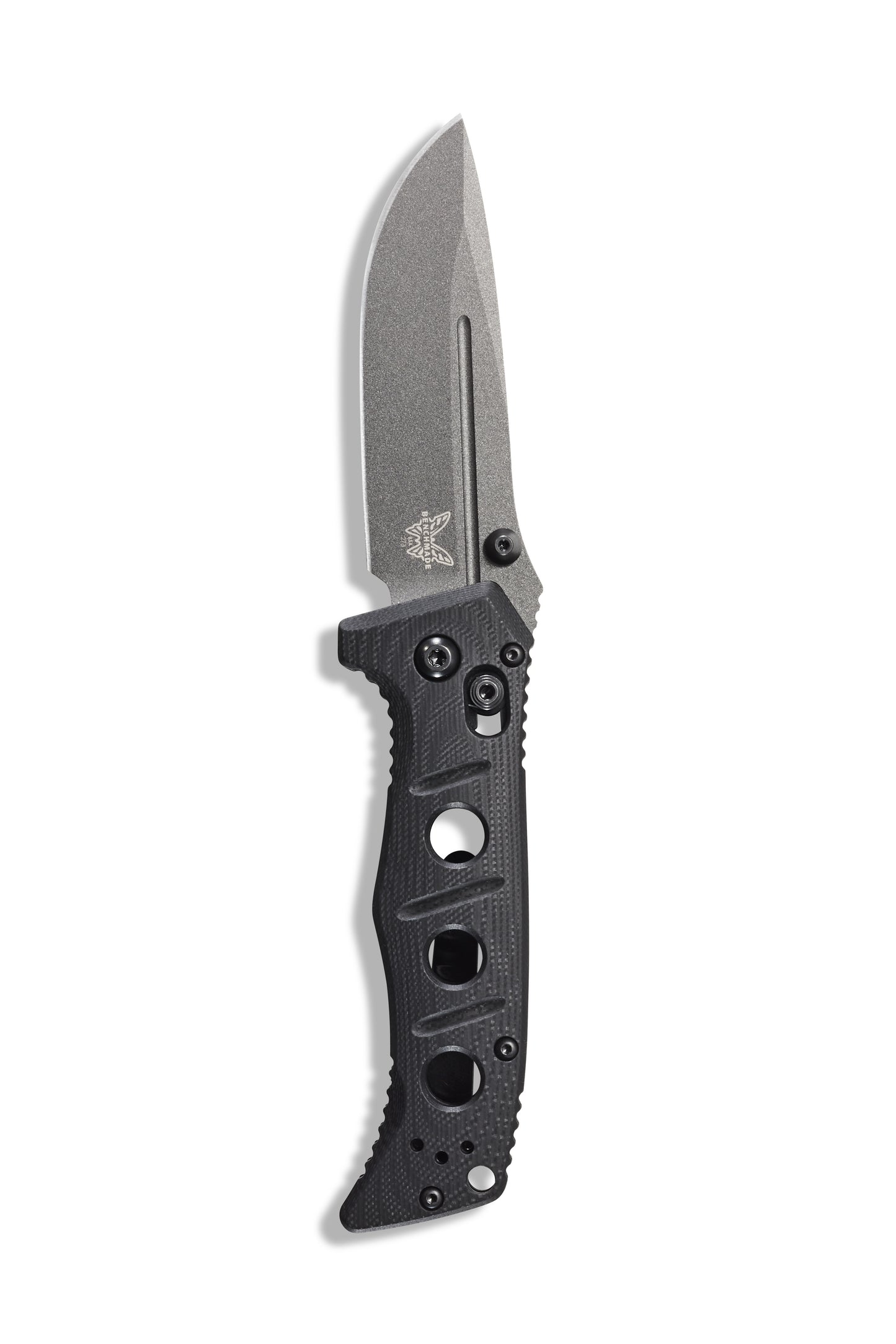 Benchmade 273GY-1 MINI ADAMAS® | CPM-Cruwear Drop Point Blade | BLACK G10 Handle