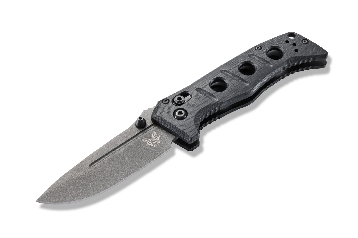 Benchmade 273GY-1 MINI ADAMAS® | CPM-Cruwear Drop Point Blade | BLACK G10 Handle