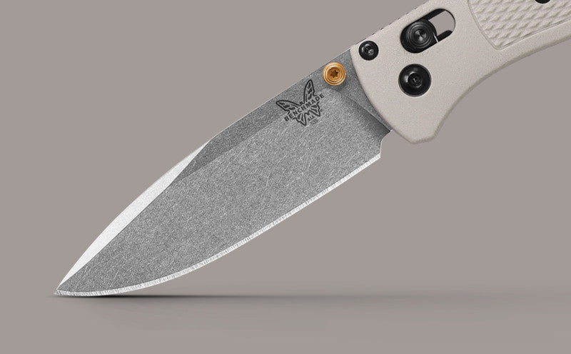 Benchmade 535-12 BUGOUT® | CPM-S30V Premium Steel Satin Blade | TAN GRIVORY® Handles