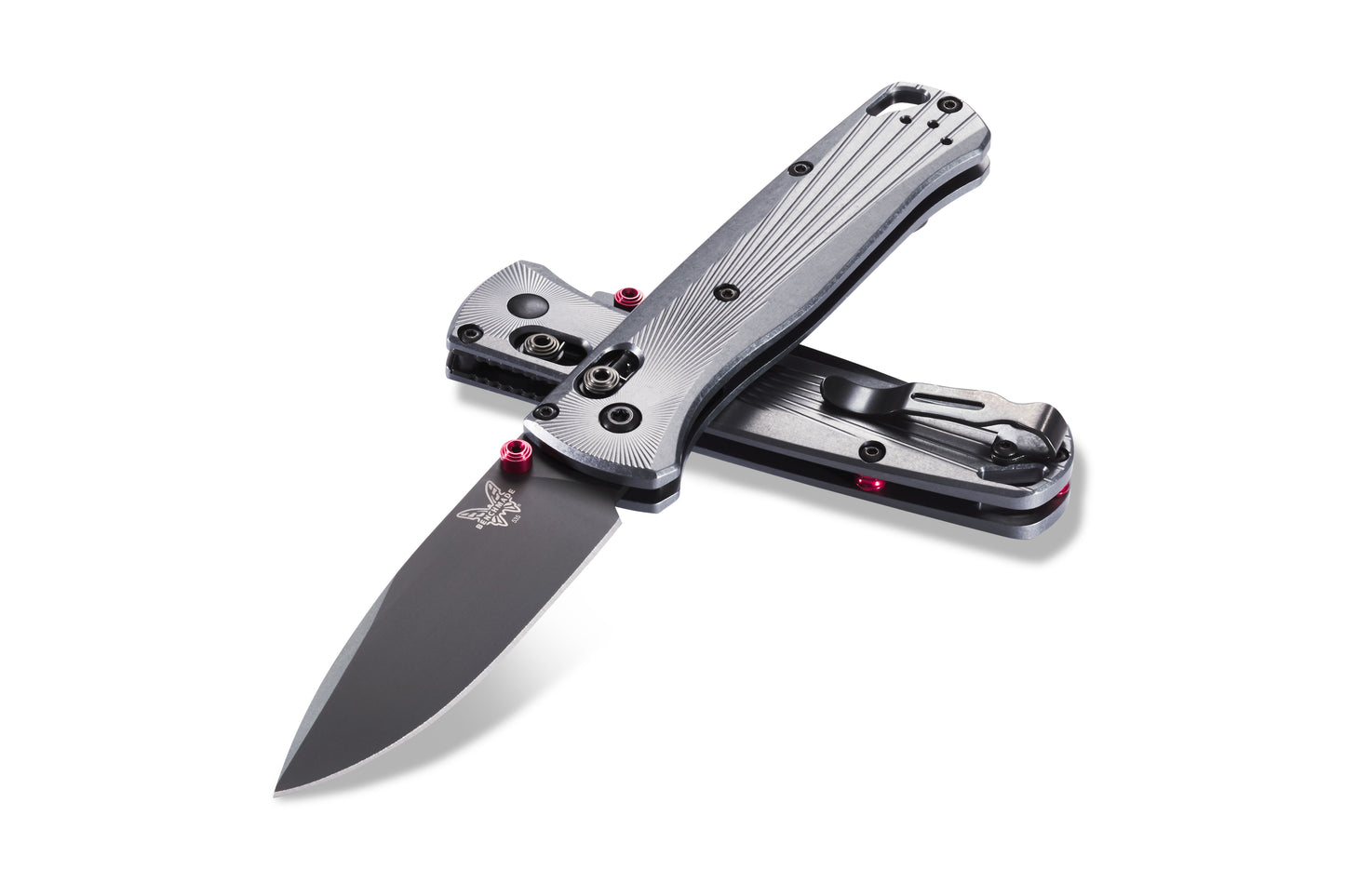 Benchmade 535BK-4 BUGOUT® | M390 Super Premium Black Blade | GRAY ALUMINUM Handle