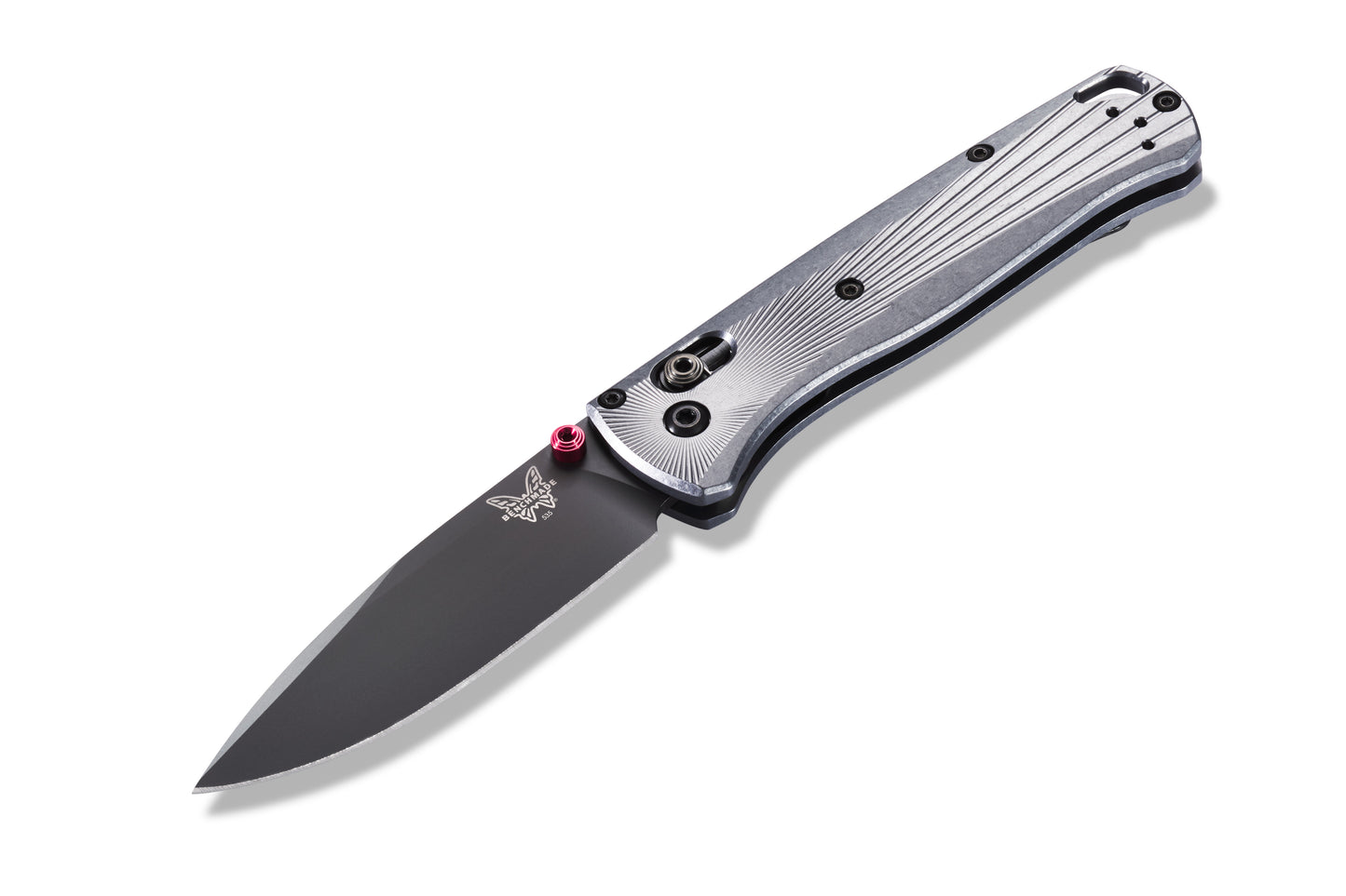 Benchmade 535BK-4 BUGOUT® | M390 Super Premium Black Blade | GRAY ALUMINUM Handle