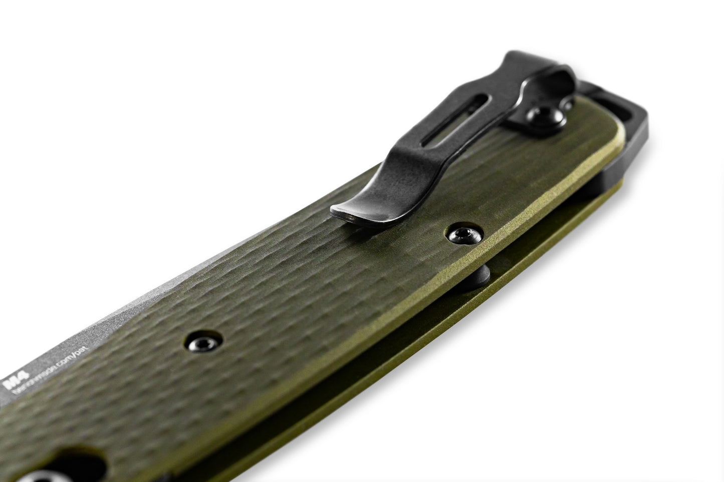 Benchmade 537GY-1 BAILOUT® |CPM-M4 Super Steel Blade | WOODLAND GREEN ALUMINUM