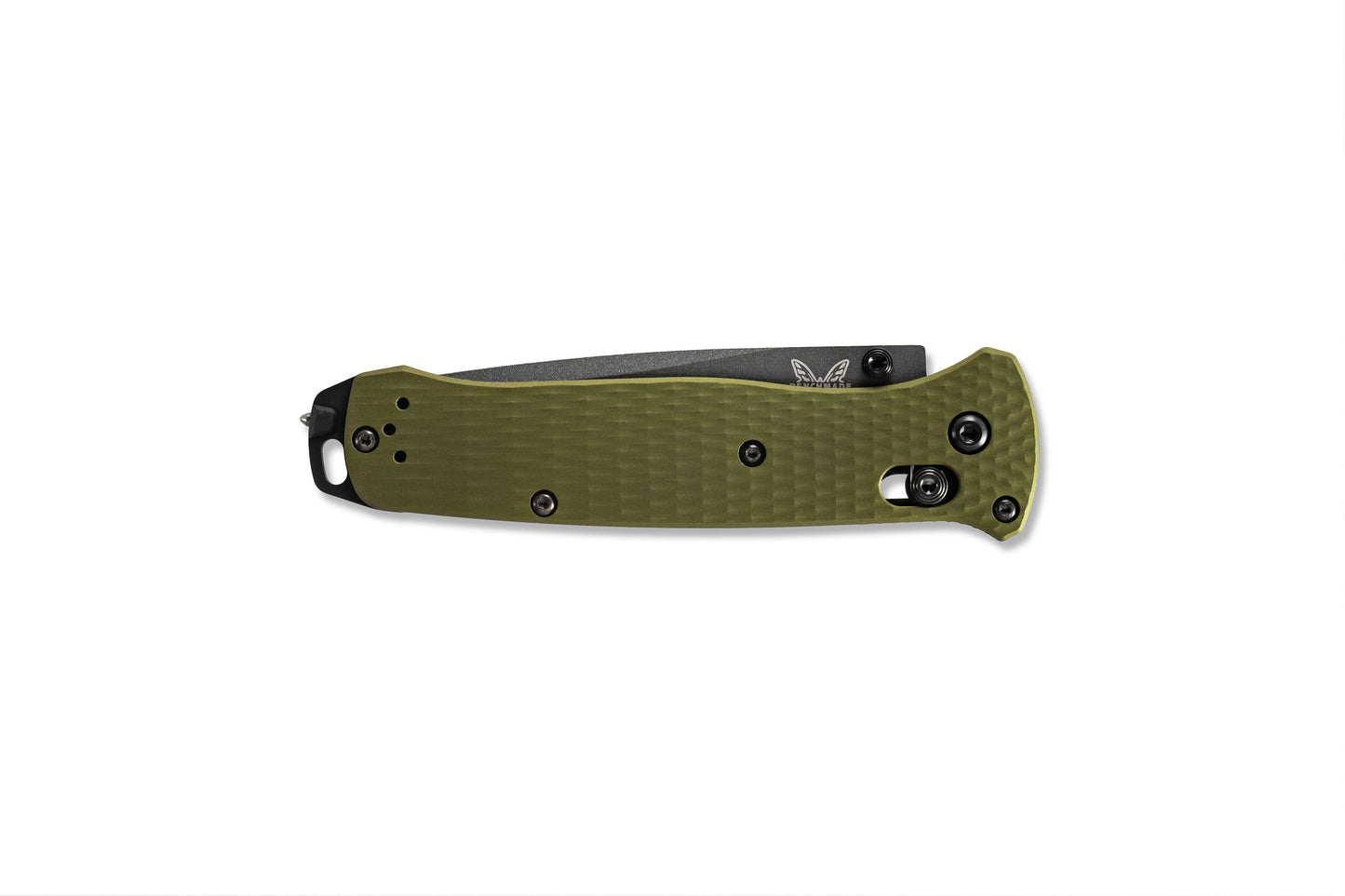 Benchmade 537GY-1 BAILOUT® |CPM-M4 Super Steel Blade | WOODLAND GREEN ALUMINUM