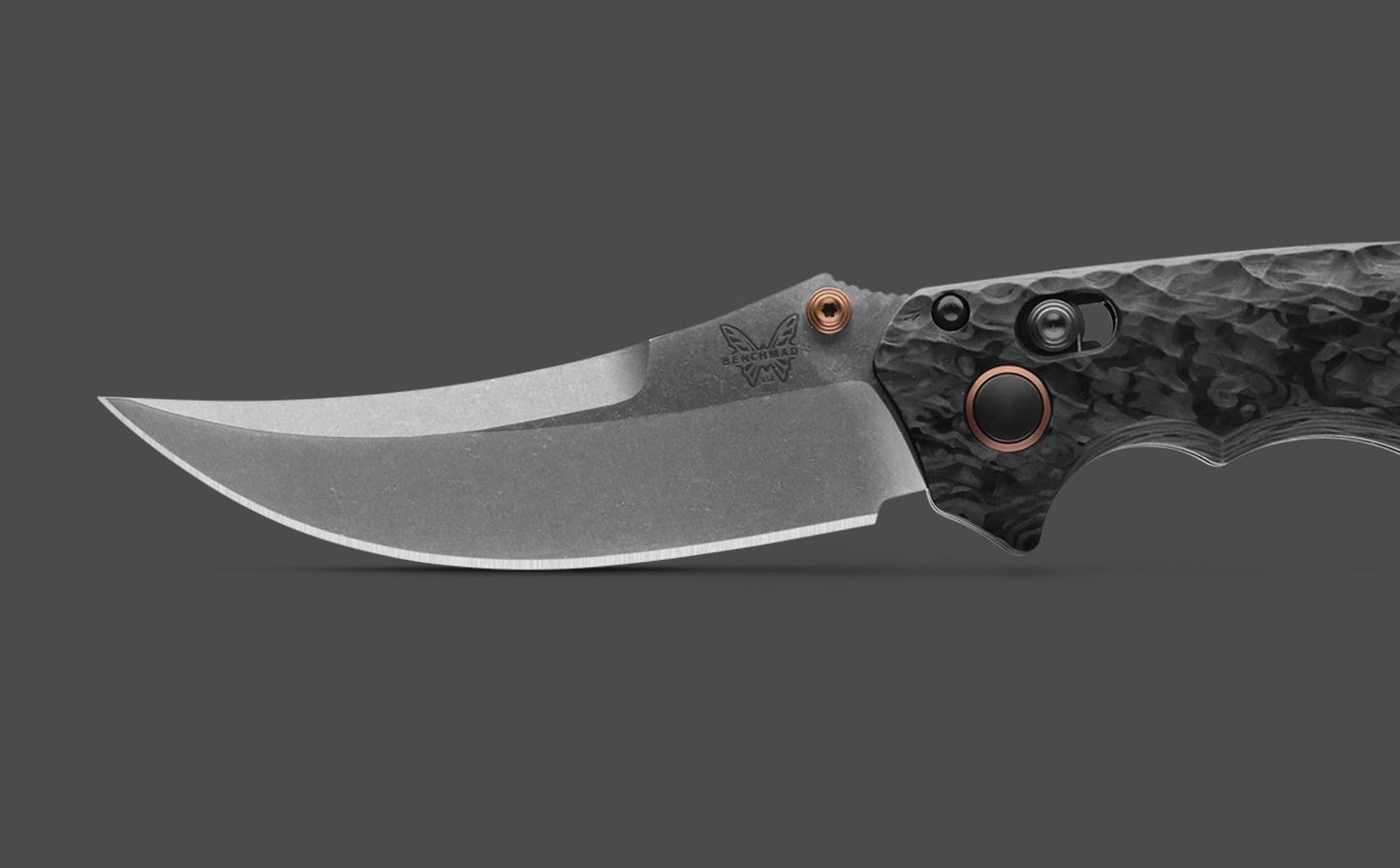 Benchmade Mini Bedlam | Carbon Fiber | Scimitar 865-02