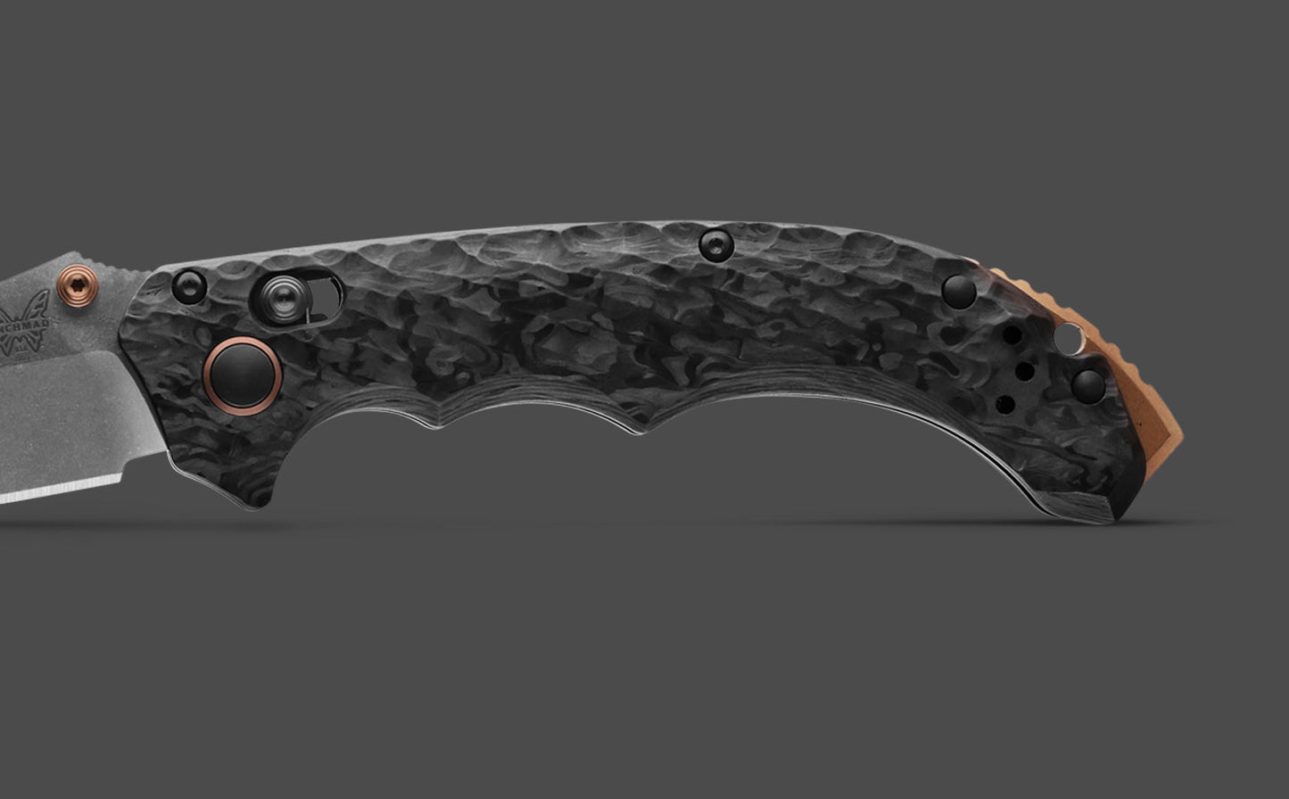Benchmade Mini Bedlam | Carbon Fiber | Scimitar 865-02