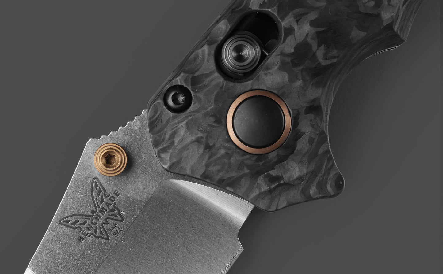 Benchmade Mini Bedlam | Carbon Fiber | Scimitar 865-02