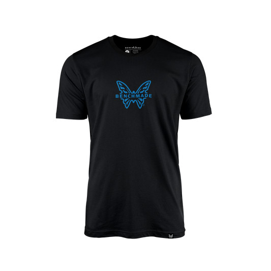 Benchmade T-Shirt Original 2021 Favorite Black with Blue Logo