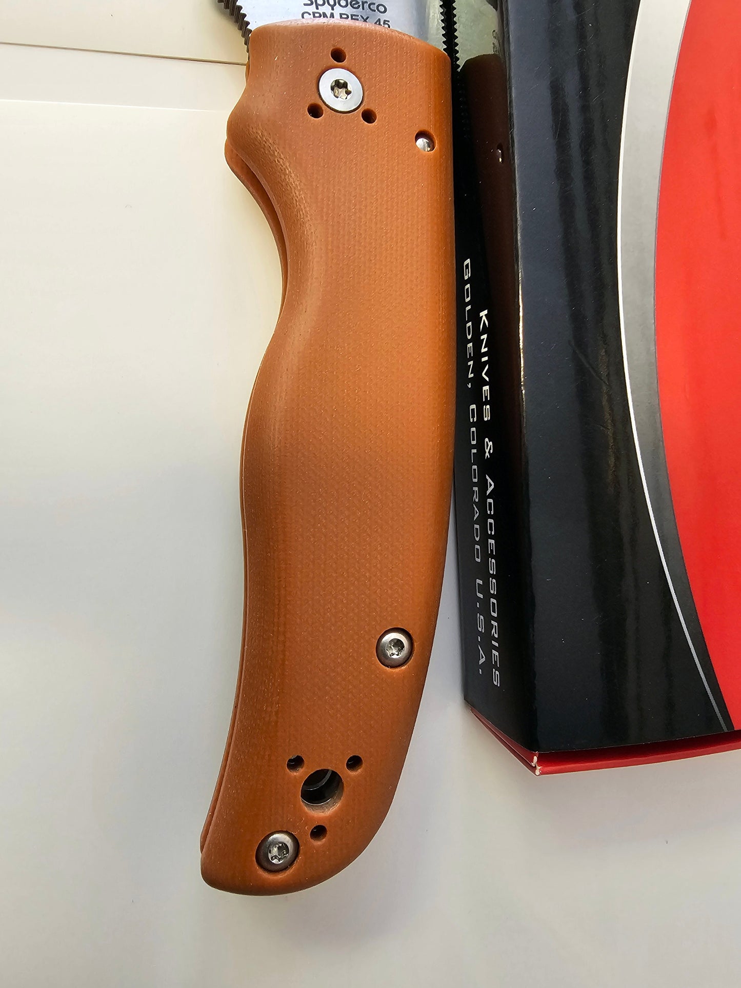 SHAMAN® Pin Burnt Orange Crucible® CPM REX 45 SPRINT RUN™ C229GPBORE