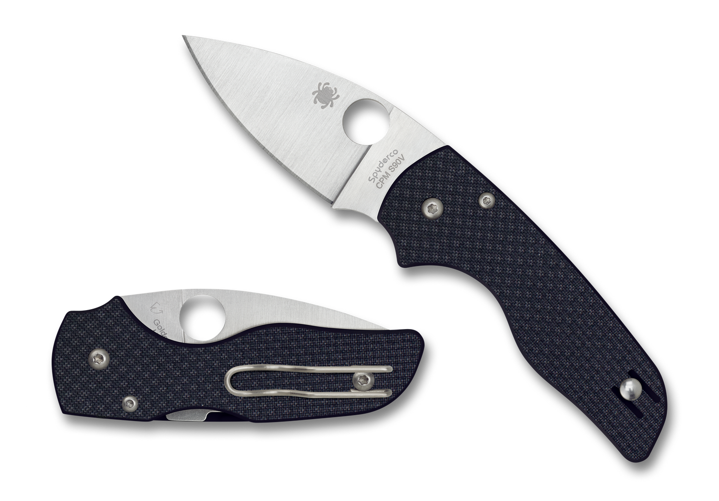 Spyderco Lil' Native® CPM S90V 2020 Sprint Run® Carbon Fiber Handle S90V Blade