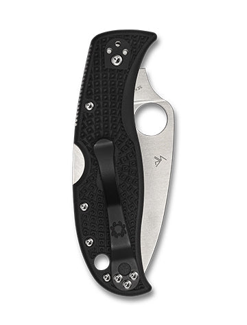 Spyderco LEAFJUMPER™ C262BK Satin VG10Blade Black FRN Handle, Lockback