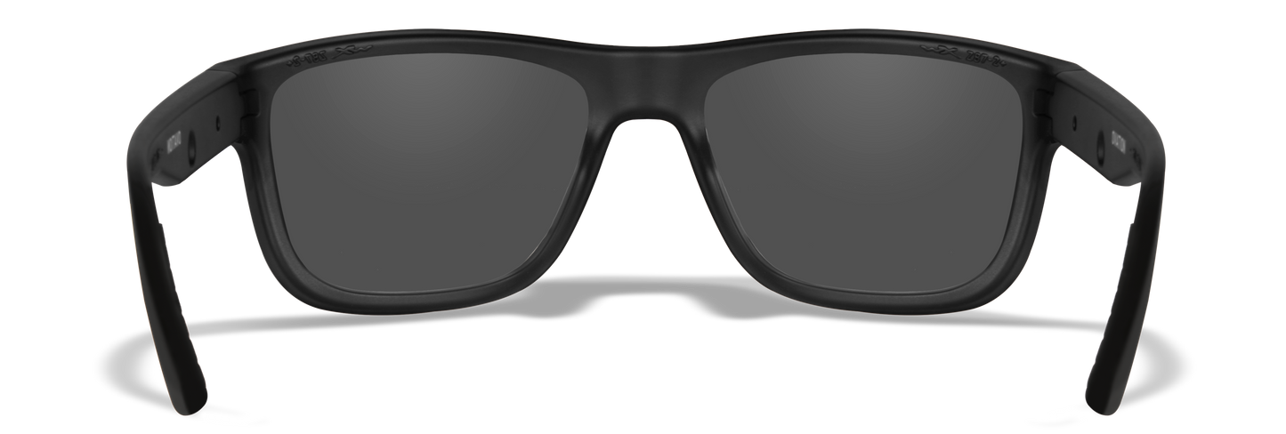 Wiley X WX OVATION Matte Black Frame / Smoke Grey Non-Polarized Lenses AC6OVN01