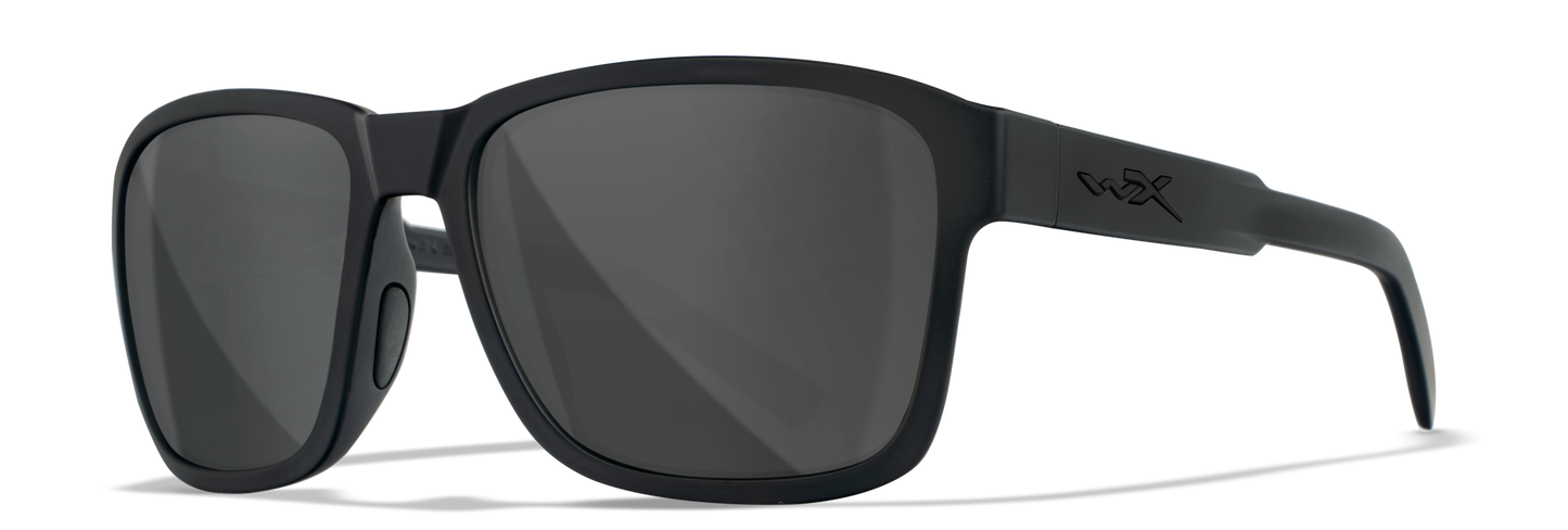 Wiley X WX TREK Matte Black Frame / Smoke Grey Non-Polarized Lenses M/L AC6TRK02