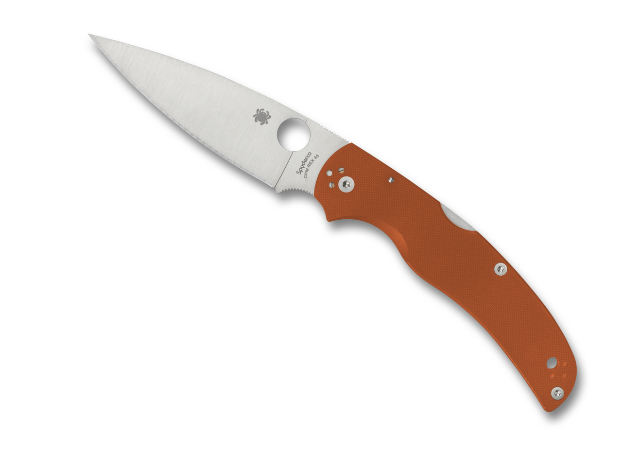 SPYDERCO Native Chief™ CPM REX 45 Sprint Run® C244GBORE Orange G10