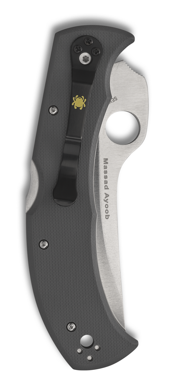 Spyderco Massad Ayoob Sprint Run® C60GGY Cru-Wear® G-10