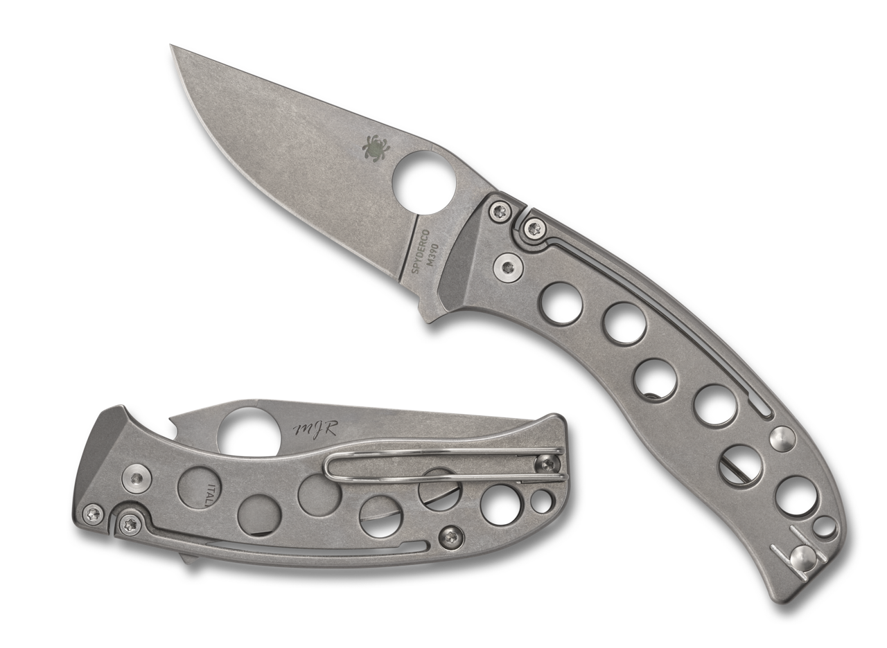 Spyderco C192TIM390 PITS™ Folder Sprint Run Titanium M390