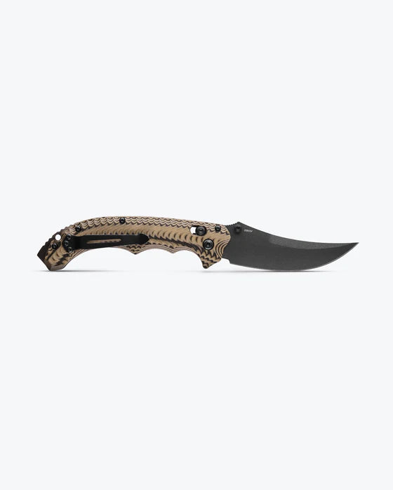 Benchmade Mini Bedlam | Black/Coyote/OD | Scimitar CPM-S90V 865BK-01