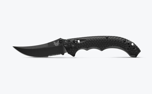 Benchmade Mini Bedlam | Black G10 | Scimitar CPM-S90V Serrated 865SBK