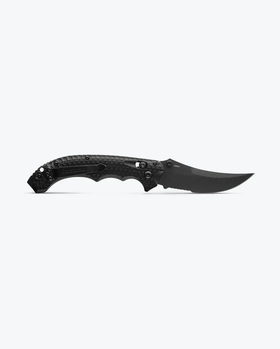 Benchmade Mini Bedlam | Black G10 | Scimitar CPM-S90V Serrated 865SBK