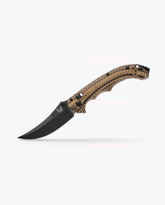 Benchmade Mini Bedlam | Black/Coyote/OD | Scimitar CPM-S90V 865BK-01