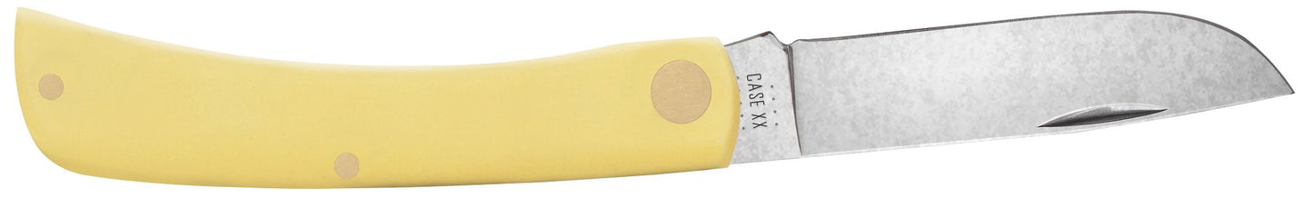Case 00032 Sod Buster Jr 2.80 inch Chrome Vanadium skinner blade with tumble polish finish — ClassicBlades