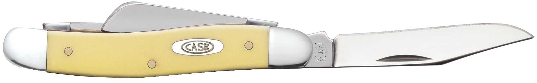 Case 00035 Medium Stockman 2.57 inch clip, 1.88 inch sheepfoot and 1.71 inch spey Chrome Vanadium blades — ClassicBlades