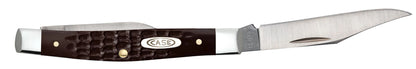 Case 00083 Small Pen 2 inch Tru-Sharp stainless clip blade and 1.47 inch pen blade with as-ground finish — ClassicBlades