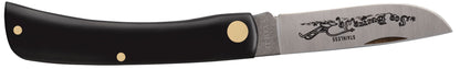 Case 00095 Sod Buster Jr 2.80 inch Tru-Sharp stainless skinner blade with Sod Buster and plow etching — ClassicBlades