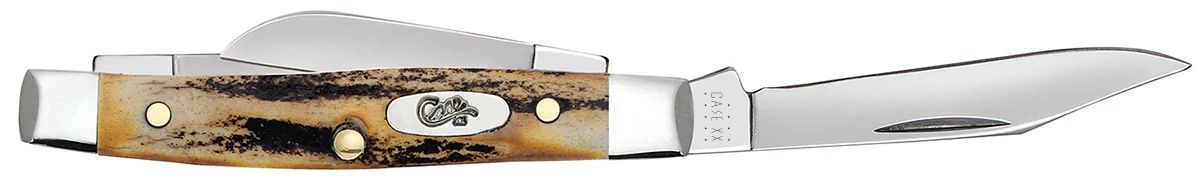 Case 00178 Small Stockman 2 inch clip, 1.5 inch sheepfoot and 1.49 inch pen Tru-Sharp stainless blades — ClassicBlades