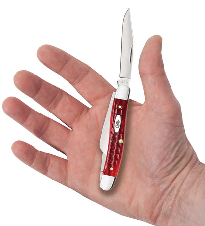 Case 00786 Pocket Worn Old Red Bone Medium Stockman pocket knife — ClassicBlades