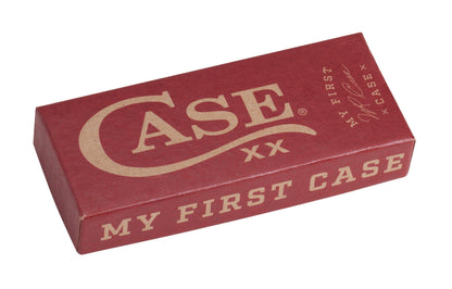 Case 03693 My First Case Peanut pocket knife with Pocket Worn old red bone handle — ClassicBlades