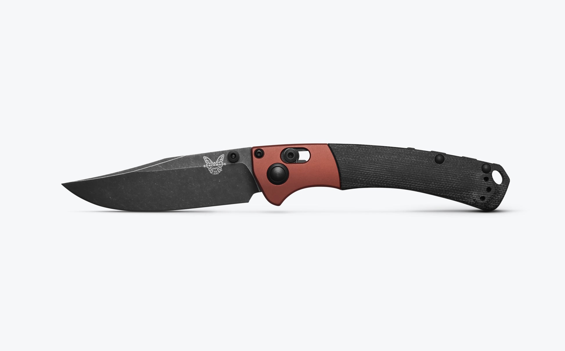 Benchmade 15085BK-04 Mini Crooked River 3.40 inch CPM-MagnaCut DLC Battlewash clip-point — ClassicBlades