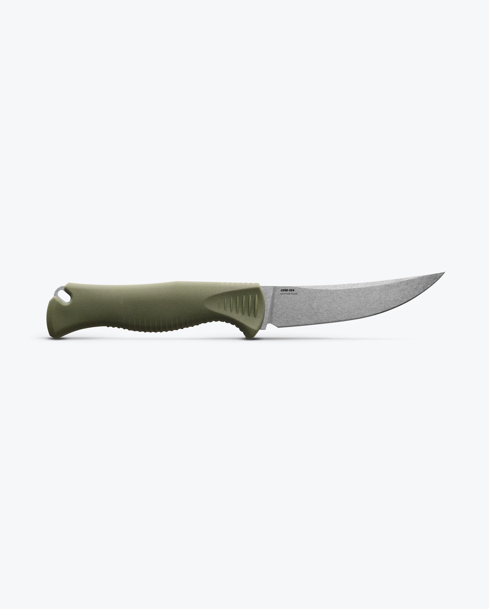 Benchmade 15505 Mini Meatcrafter 4.01 inch CPM-154 stonewash trailing point blade — ClassicBlades