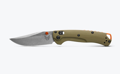 Benchmade 15534 Mini Taggedout 3.04 inch CPM-S45VN stonewash clip-point blade — ClassicBlades