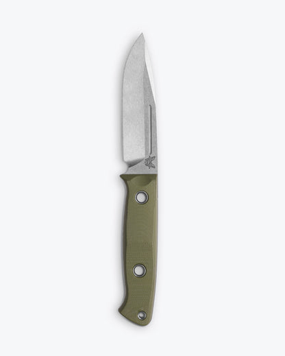 Benchmade 163-1 Bushcrafter 4.38 inch CPM-S30V stonewash drop point blade — ClassicBlades