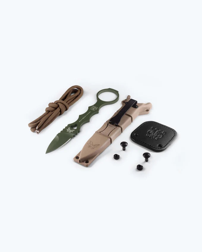 Benchmade 177GN Mini SOCP skeletonized OD Green  — ClassicBlades
