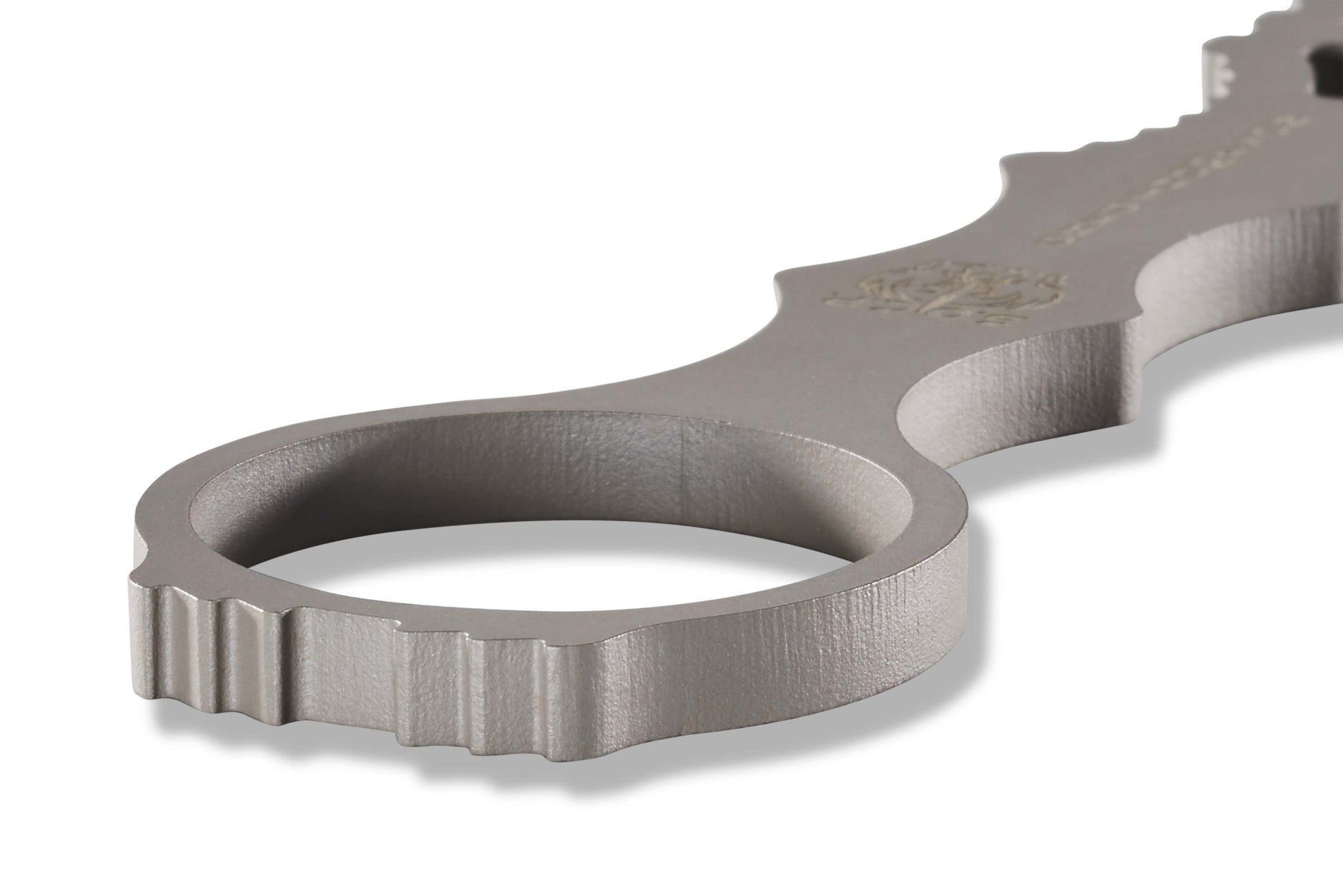 Benchmade 179GRY SOCP Rescue Tool showing integrated O2 wrench  — ClassicBlades