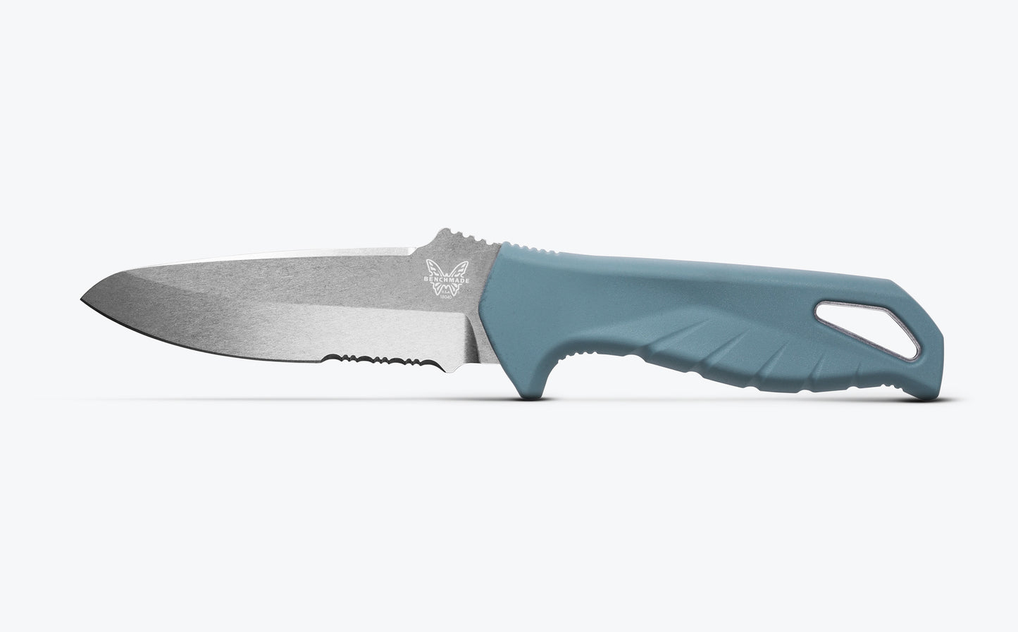 Benchmade Undercurrent™ | Depth Blue Santoprene® Handle | Sheepsfoot MagnaCut Blade 18040S