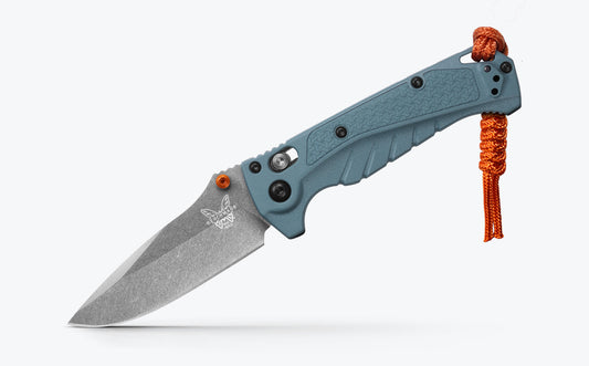 Benchmade Mini Adira™ | Depth Blue Grivory® Handle| Drop-point MagnaCut Blade 18065