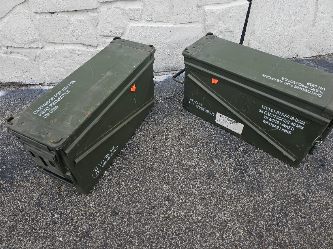 Vintage 40mm Original Military Ammo Can Grade 1 Condition