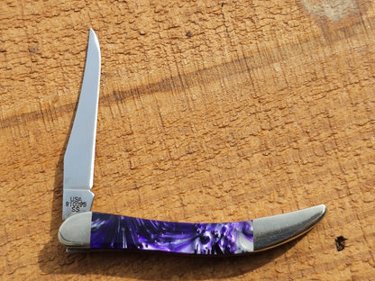 Case XX 2012 Purple passion Pen Knife #56 1 of 500 Pieces Limited Edition Corelon Purple Handles (Copy)