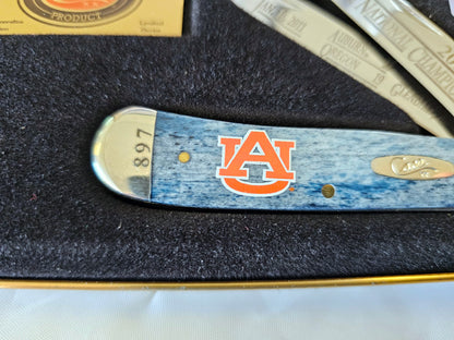 Case XX 2010 Auburn National Championship Limited Edition #897 Collectible Trapper Knife