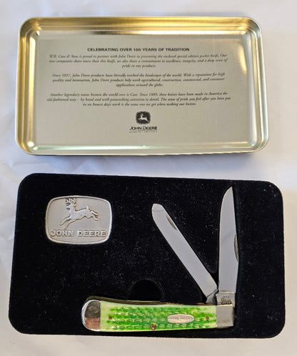 Case XX 2002 John Deere Licensed Collectible Trapper in Tin