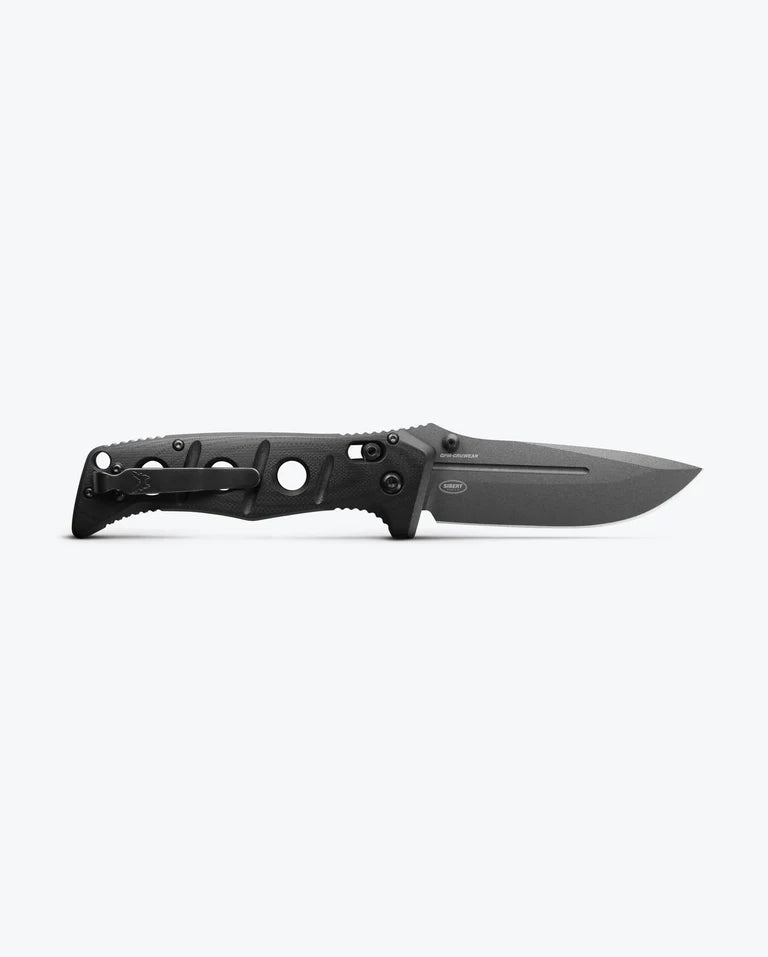 Open 275GY-1 Adamas® folding knife showing sharp drop-point blade and ergonomic grip